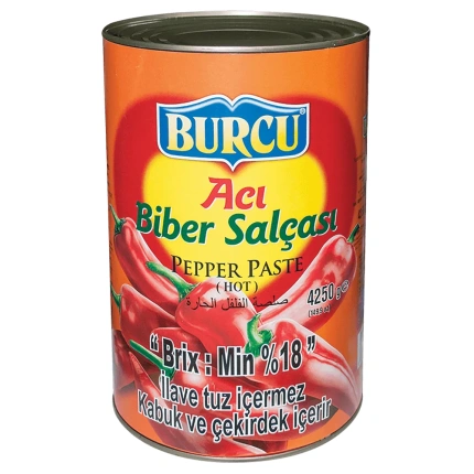 Burcu Acı Biber Salçası 4,25 kg