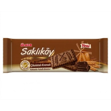 Ülker Saklıköy Kakaolu Yulaflı Bisküvi 87 g 24'lü